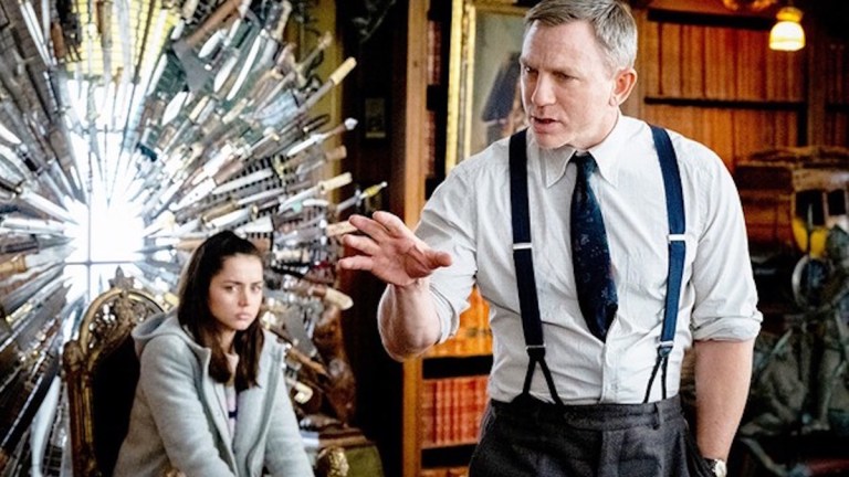 Ana De Armas and Daniel Craig in Knives Out